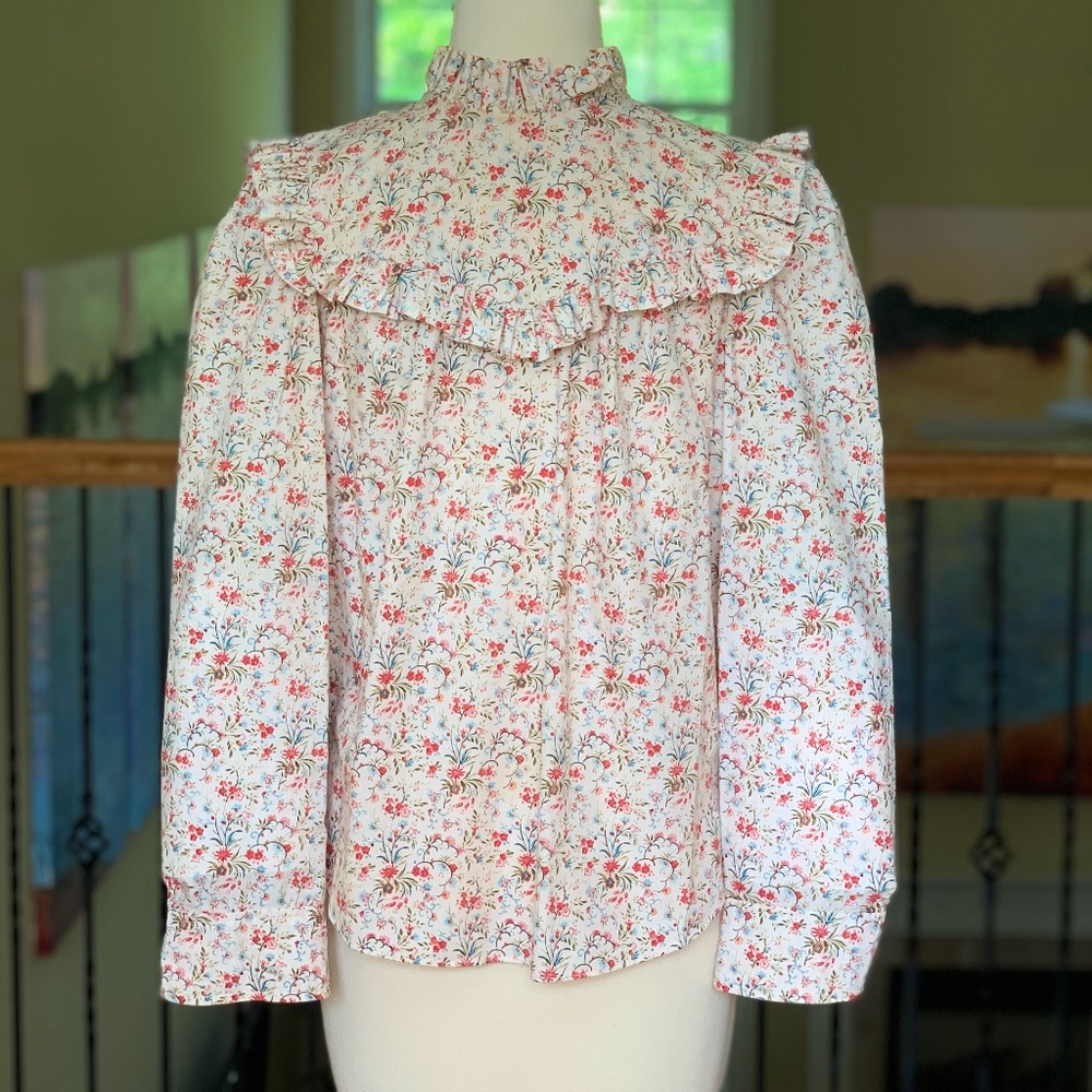 REBECCA TAYLOR LA VIE "Brittany" - FLORAL BLOUSE